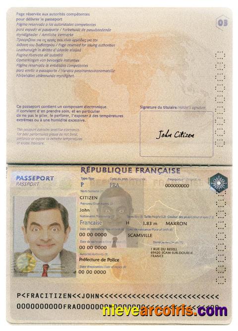 France passport version 2